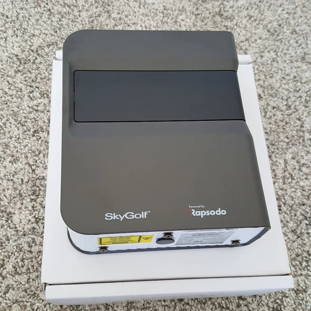 SKYTRAK Launch Monitor - Golf Simulator + Metal Protective Case Housing